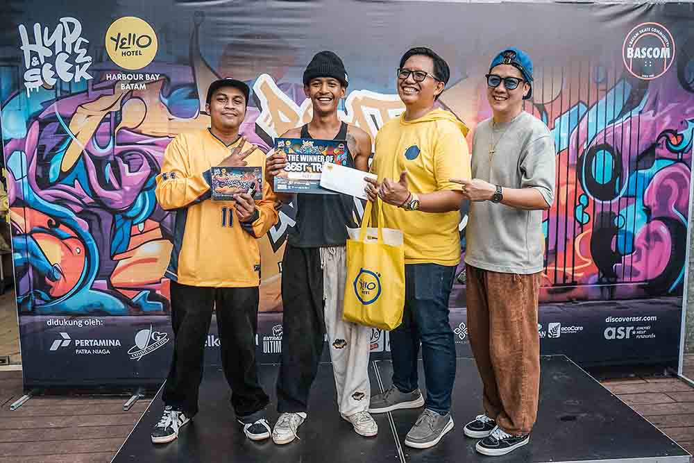 Event Skateboard “Beat & Trick” Semarakan Perayaan Ulang Tahun ke-2 Yello Hotel Harbour Bay Batam