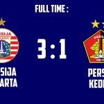 Persija Jakarta Tundukkan Persik Kediri 3-1, Macan Kemayoran Mantap Tempel Puncak Klasemen