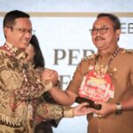 Pj Walikota Payakumbuh Suprayitno Menerima Penghargaan dari KPK RI atas keberhasilan Kota Payakumbuh sebagai Kota Bersih Korupsi dan Anti Korupsi